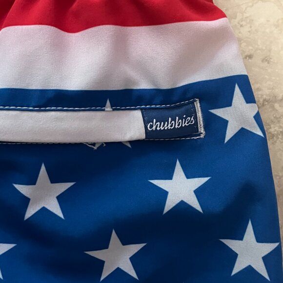 Chubbies The Uncle Sammies Men's Medium 5.5” Classic Swim Trunks Patriotic USA - Picture 5 of 5